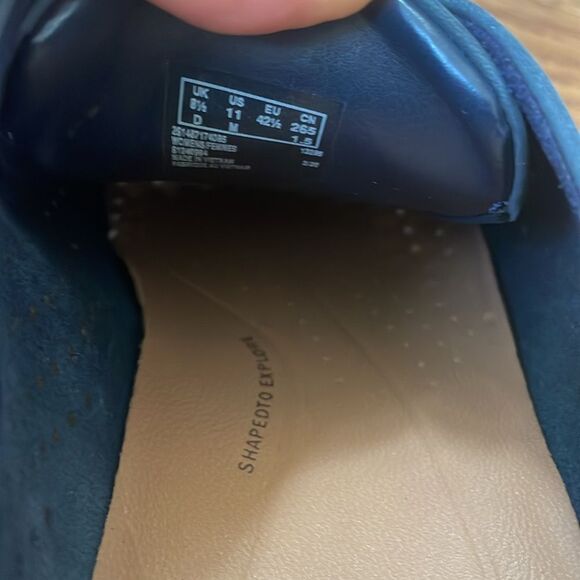 Clarks Unstructured Un Rio Tie Leather Lifestyle Casual Shoe Sz 11 M Women - Picture 7 of 7